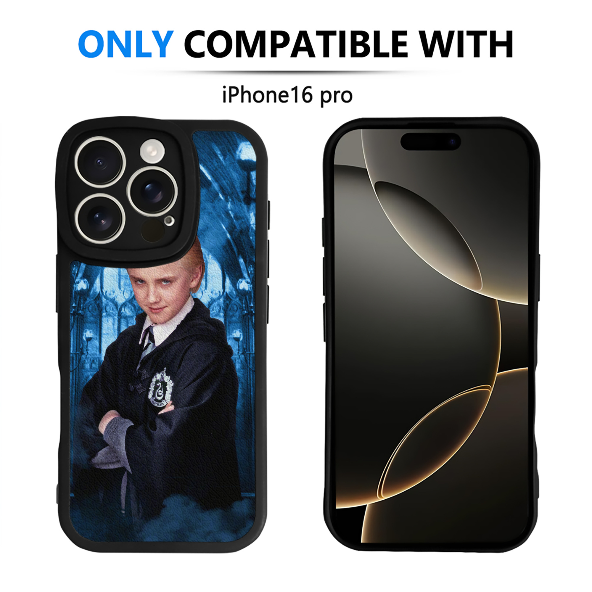 （画像用） Harry Potter ハリー・ポッターシリーズ 【iPhone 16シリーズ対応】シリコンスマホケース（レザー調） 材質：シリコン